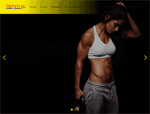 Tablet Screenshot of norbertsfitnessgoa.com